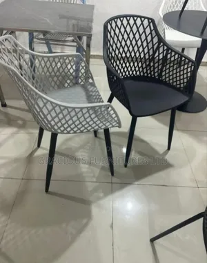 Plastic Dining Chair With Armrest