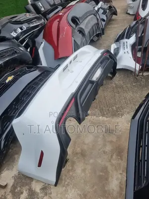 Complete Rear Bumper With Sensors and Reflectors for Ford Mustang 2022