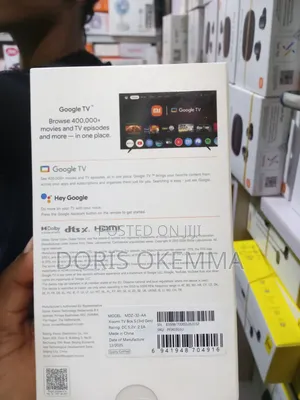 Xiaomi Tv Box S (3rd Gen) – Ultra Hd – Google Tv