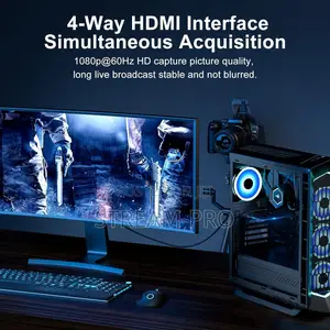 Acasis Hdmi Pcie X4 Video Capture Card Stream And Record In 1080p60