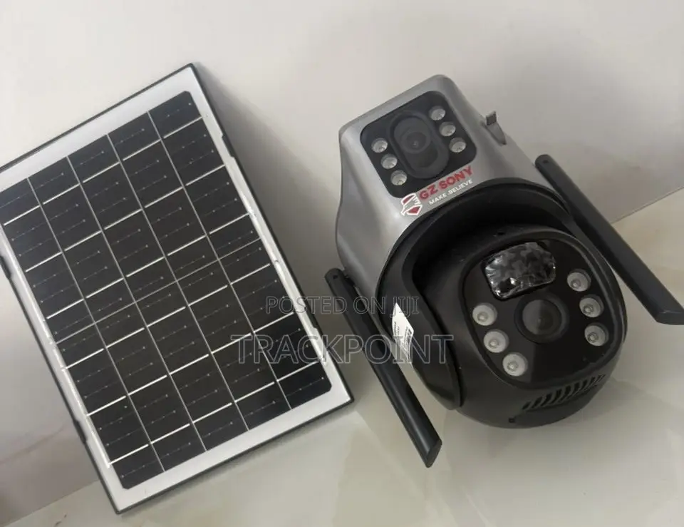 Solar-Powered Dual Lens Camera With Advanced Night Vision