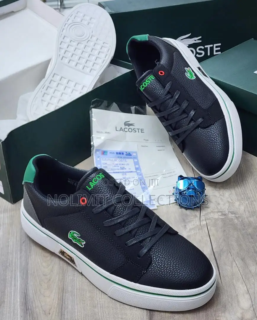 Lacoste Low Top Sneakers With White Sole