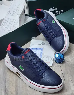 Lacoste Low Top Sneakers With White Sole