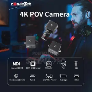 Zowietek Ndi Hx3 Pov Camera With 5-50mm Lens (C-Mount)