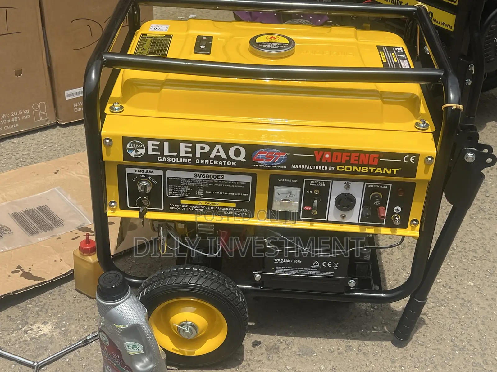 Elepaq Constant 4.5kva Generator