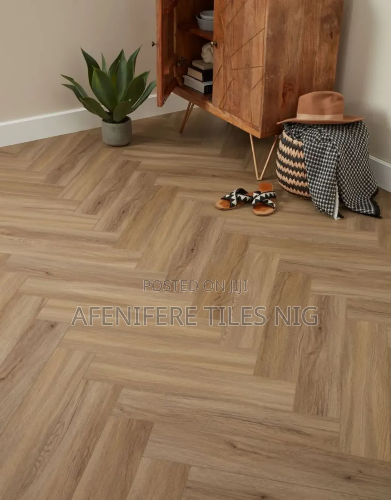 Herringbone SPC Wooden Floor