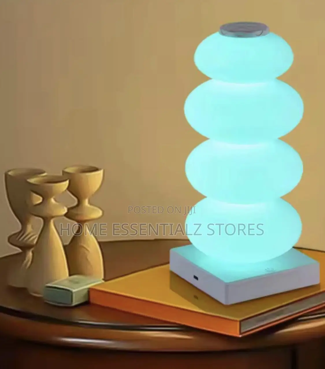 Dimmable Gourd String Table Lamp - Rainbow Colorful Night Light