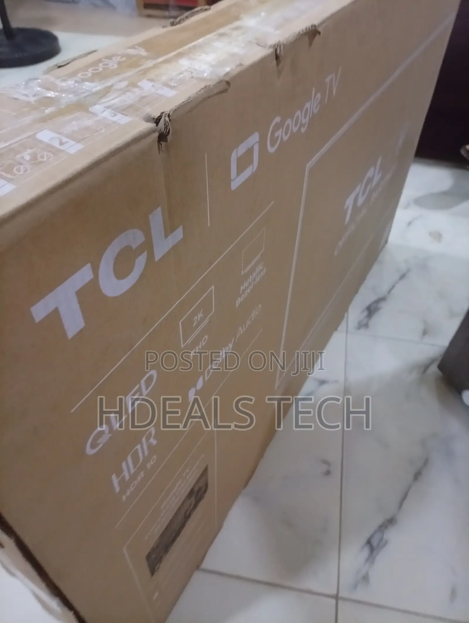 TCL 50” Android Tv – Voice Control + Apps Installed