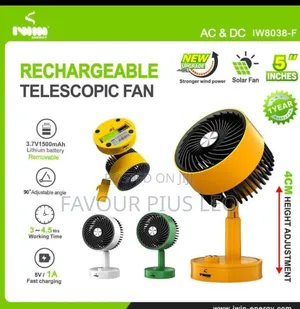 Rechargeable Telescopic Fan