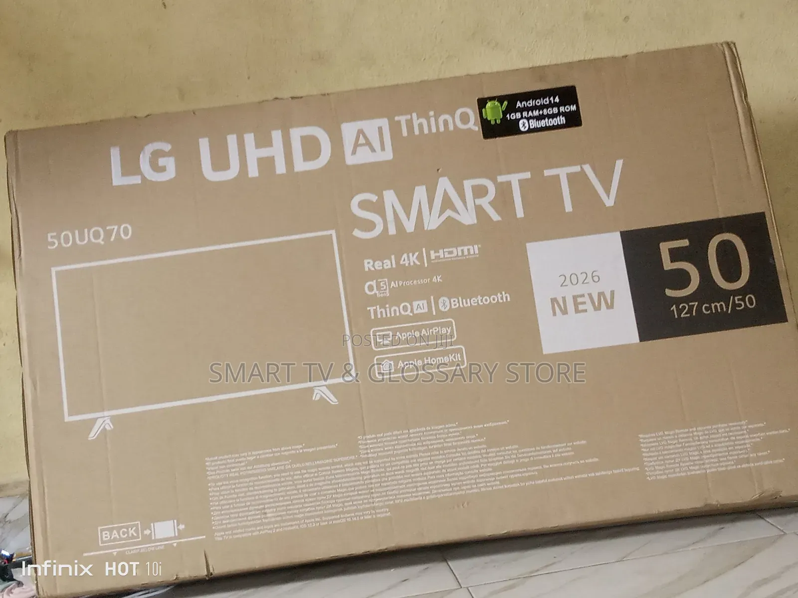 With Bluetooth Connection 50 Inches**