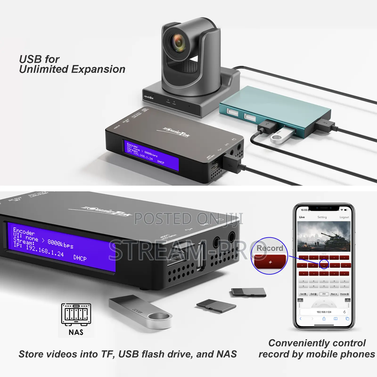 Zowiebox 4k60 Hdmi Ndihx Video Encoder/Decoder