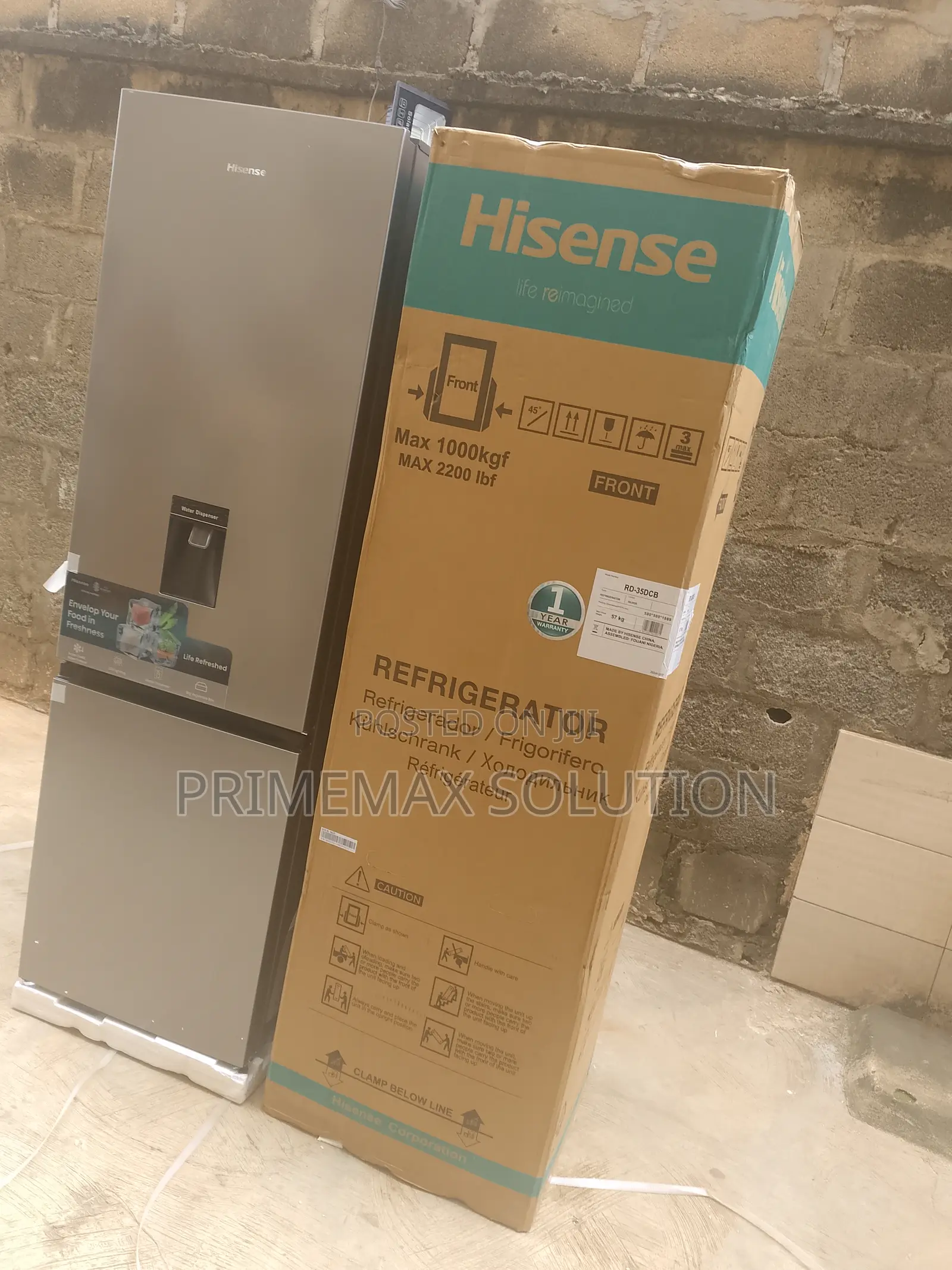 Stay Fresh With Hisense 264l Double Door Fridge