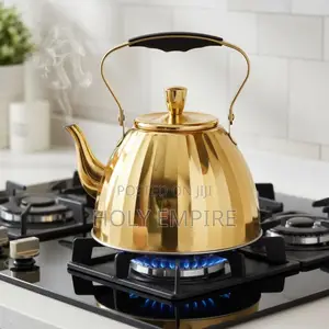 3l Luxury Stainless Steel Gold Whistling Kettle