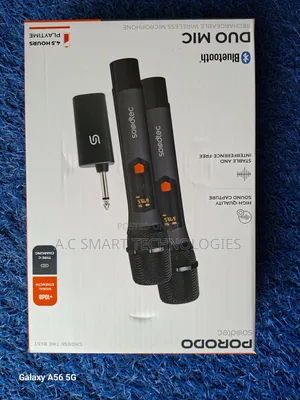 Porodo Aluminium Soundtec Duo Rechargeable Wireless Microphone