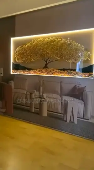 Gold Leave Tree Painting