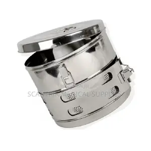 Autoclave-Compatible Sterilizing Drum for Medical Instrument Safety