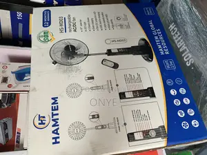 Hamtem 16inch Solar Fan
