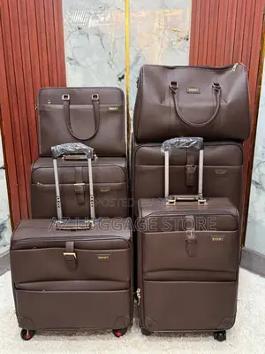 Set of 6 Most Expensive Quality Leather Luggage Box