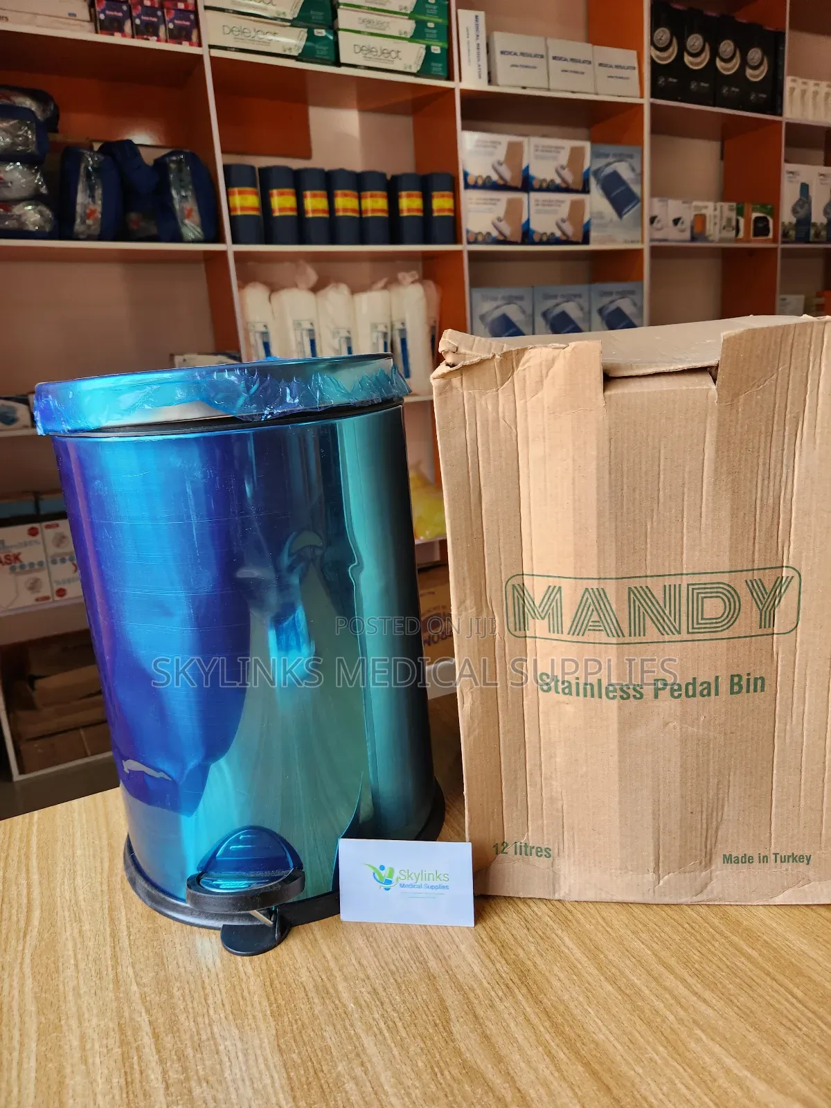 12l Stainless Steel Bin