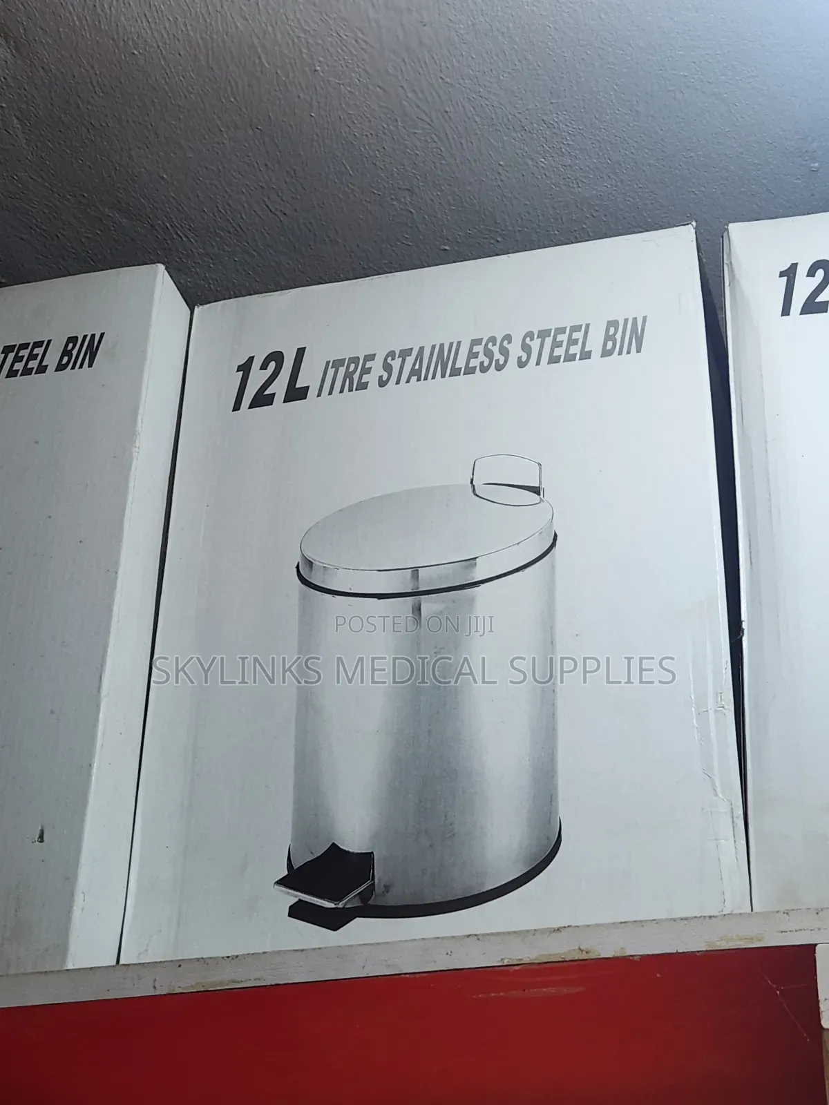 12l Stainless Steel Bin