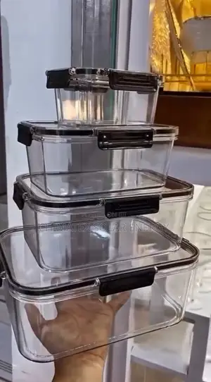 Transparent Food Storage Container Set