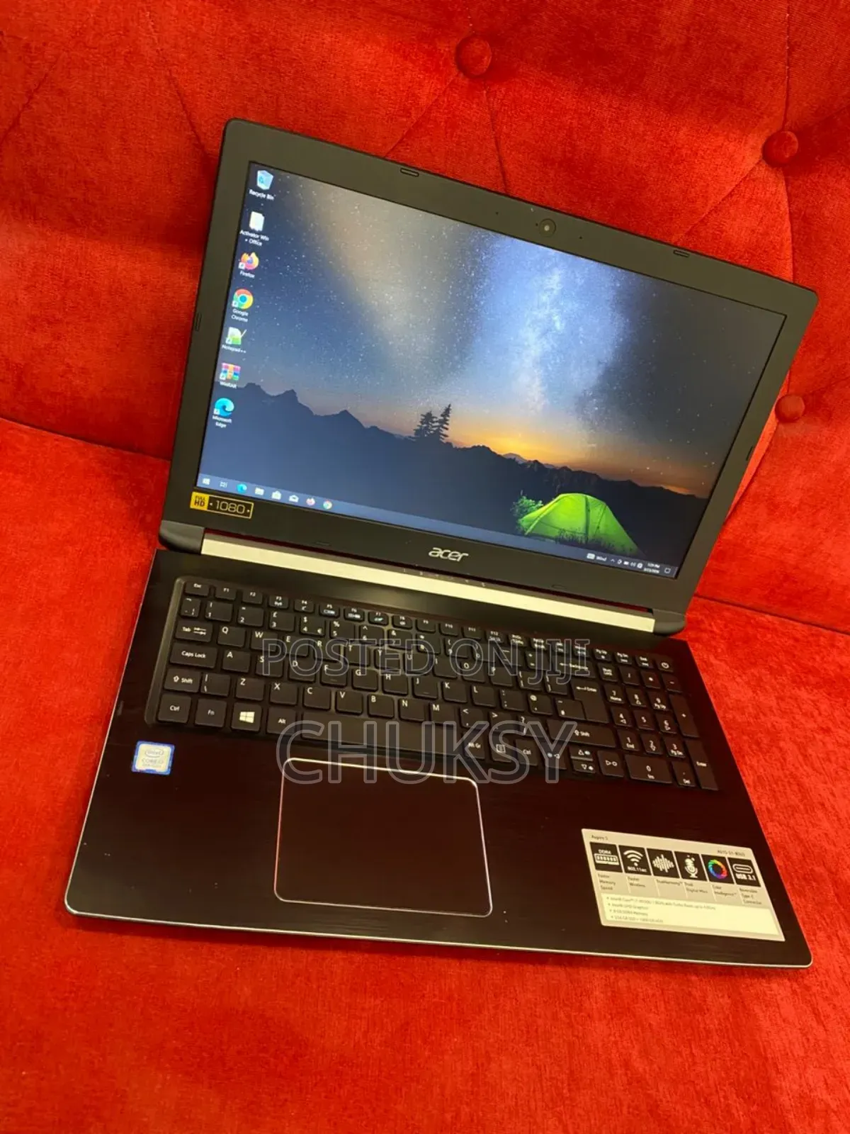 Laptop Acer Aspire A515 51 8GB Intel Core i7 HDD 500GB