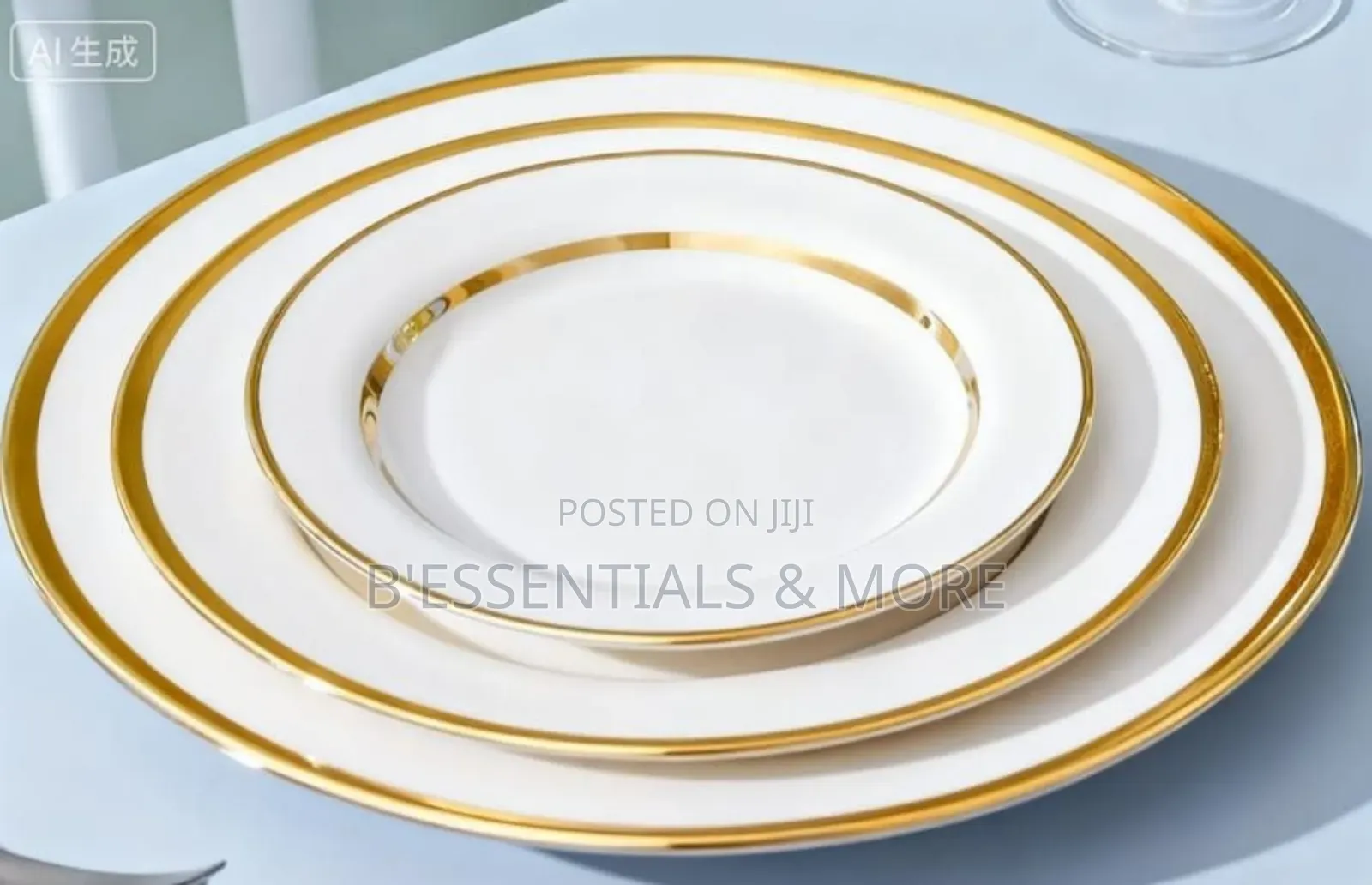 Luxury Ceramic Plate Set, Charger Plate 