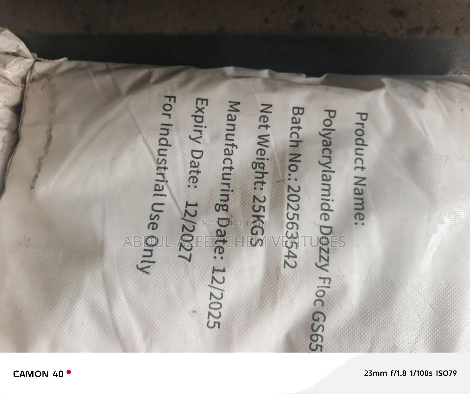 Polymer, Polyacrylamide ( Pam)