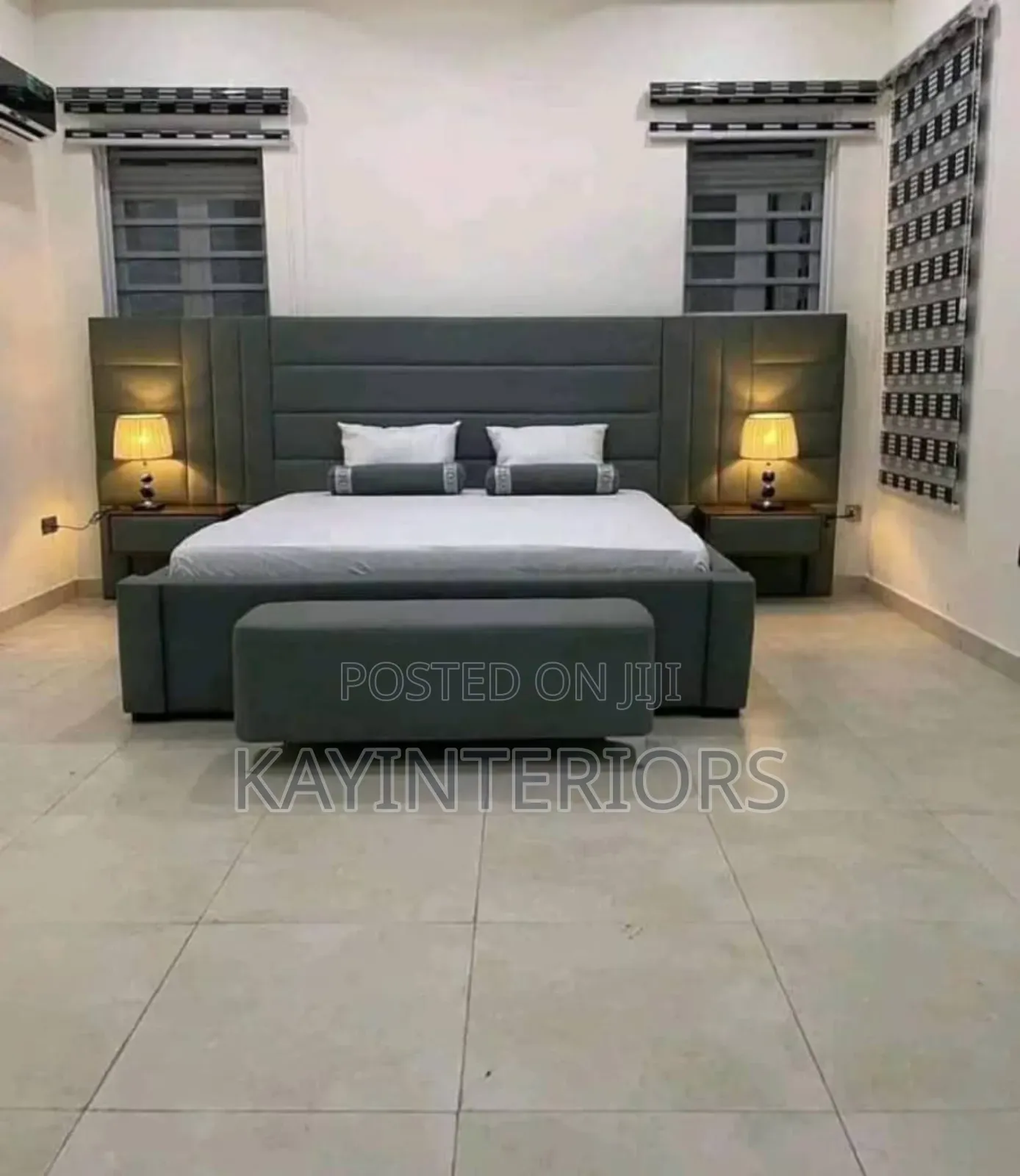 Deep Gray Bedframe