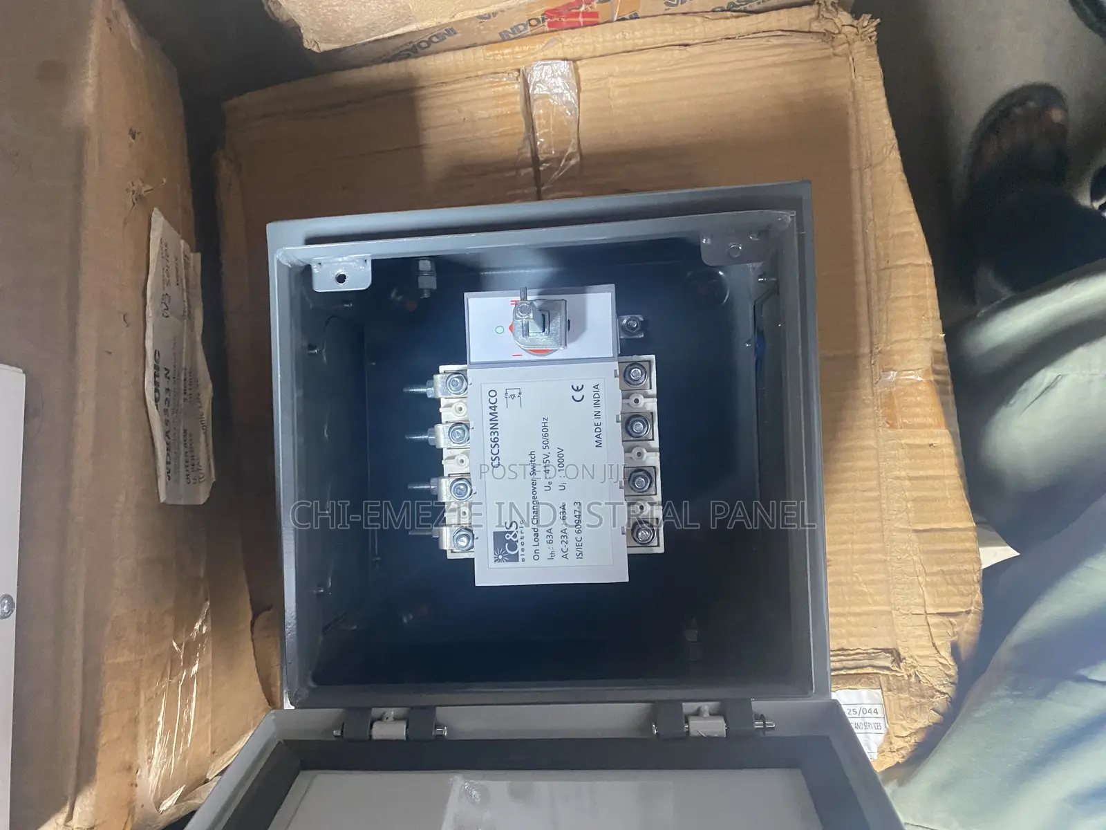 C S Electric 63a Changeover Switch – Strong Reliable Power Control