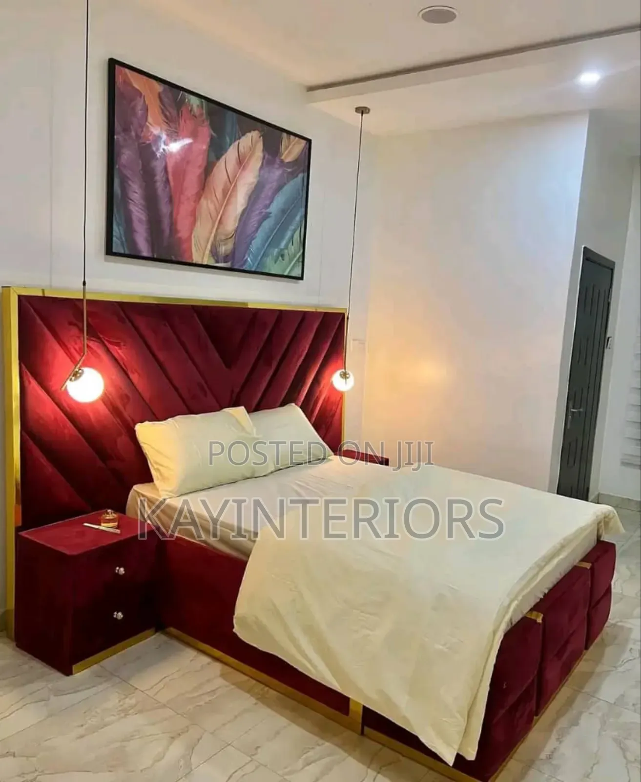 Lovely Bedframe + Side Drawer