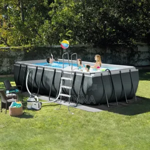 Intexultraabove Ground Pool With Sand Filter Pump - 24' X 12' X 52"
