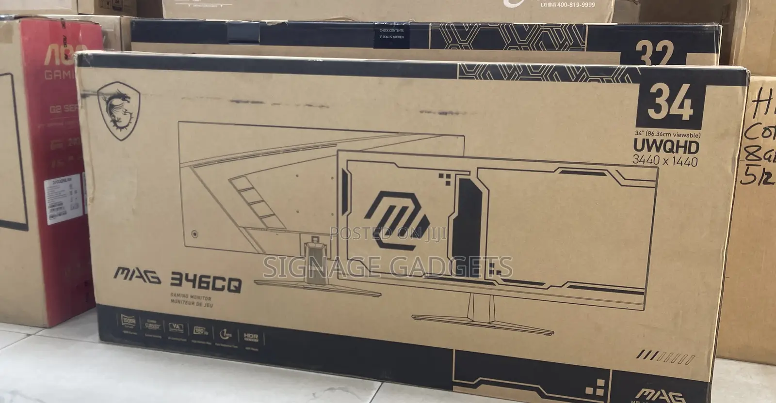 Msi 34” Curved Screen