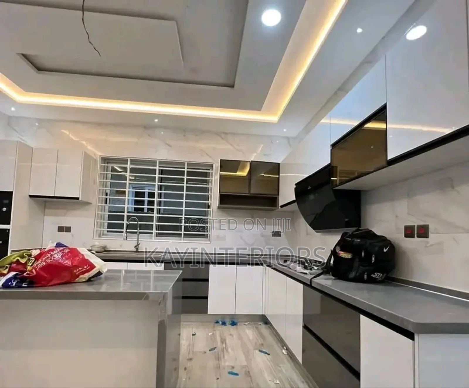 White Design Kitchen Cabinet Design
