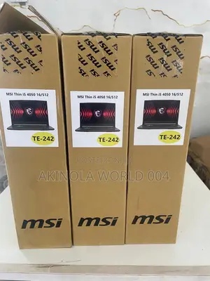 New Laptop MSI 16GB Intel Core i5 SSD 512GB