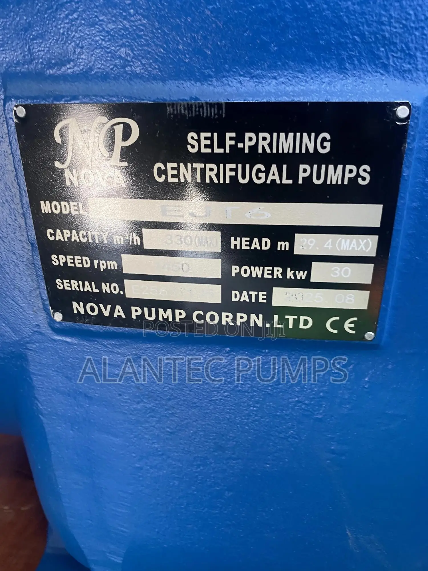 Self Prime Sewage Pump