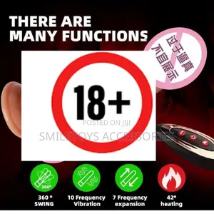 Vibrating 8 Inches Realistic 360 Rotating Dildo