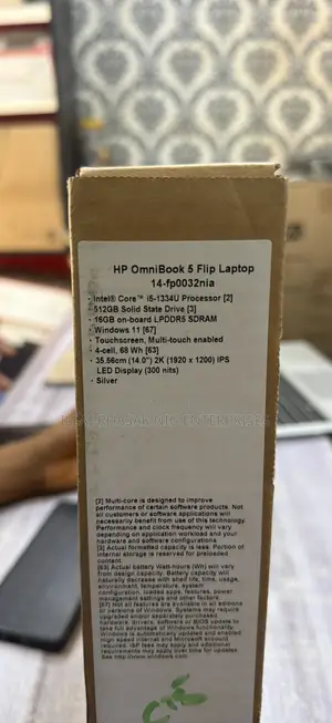 New Laptop HP OmniBook 5 Flip 16GB Intel Core i5 SSD 512GB