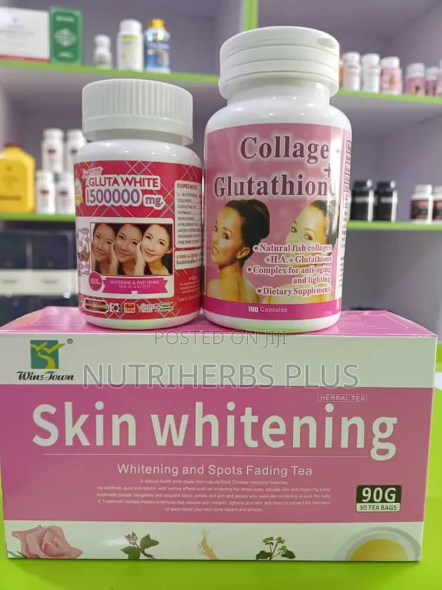 glutathione tablets for skin benefits LUXXE WHITE 30 CAPSULE SET WITH SOAPS