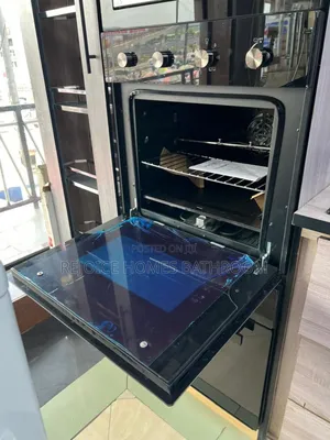 60cm Built-in Gas Electric Oven – Black Glass Finish