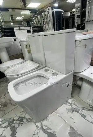 White England Water Closet With Standing Wash Hand Basin