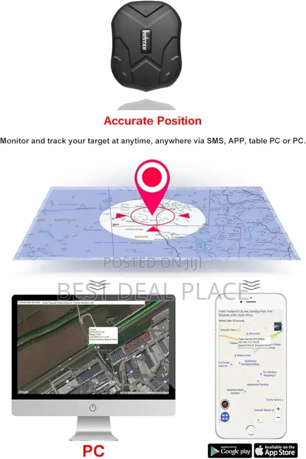 Wireless Car GPS Real-Time Tracker 90 Days Battery