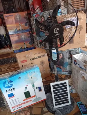 Solar and Rechargeable Fan