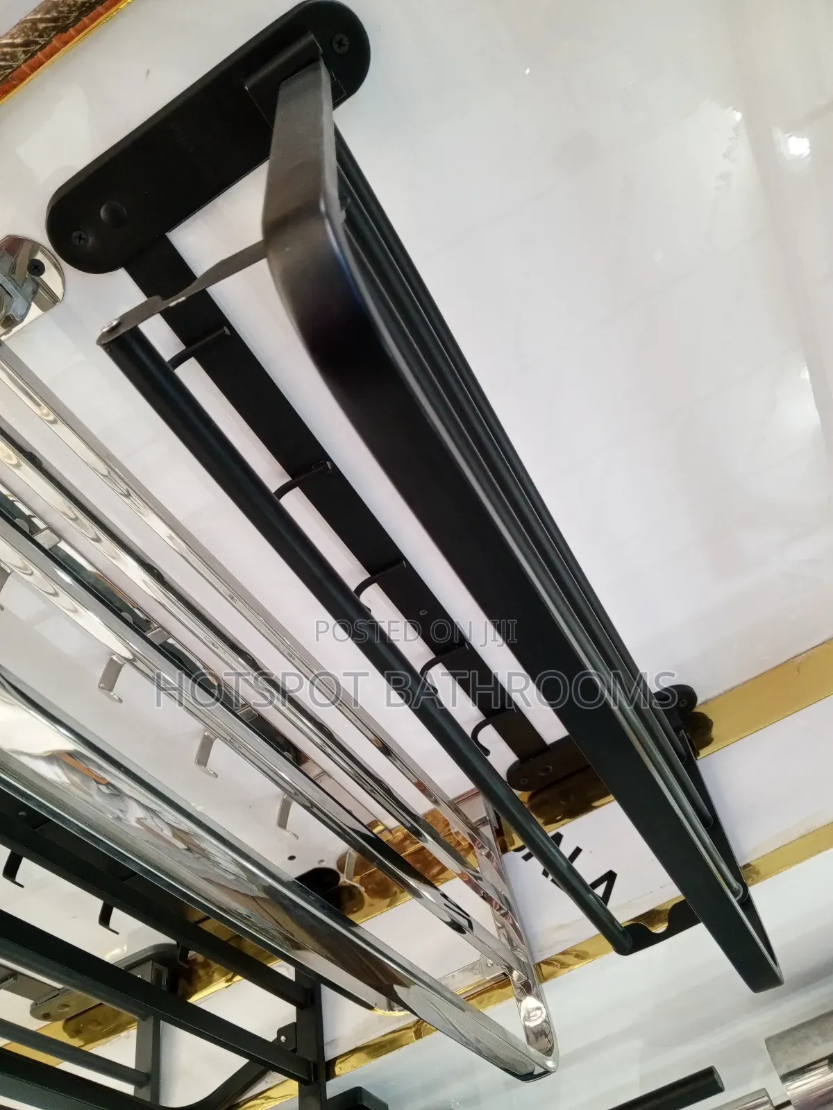 Matt Black 60cm Towel Rail