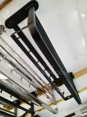 Matt Black 60cm Towel Rail