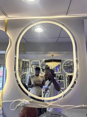 A Round Led Bathroom Mirror