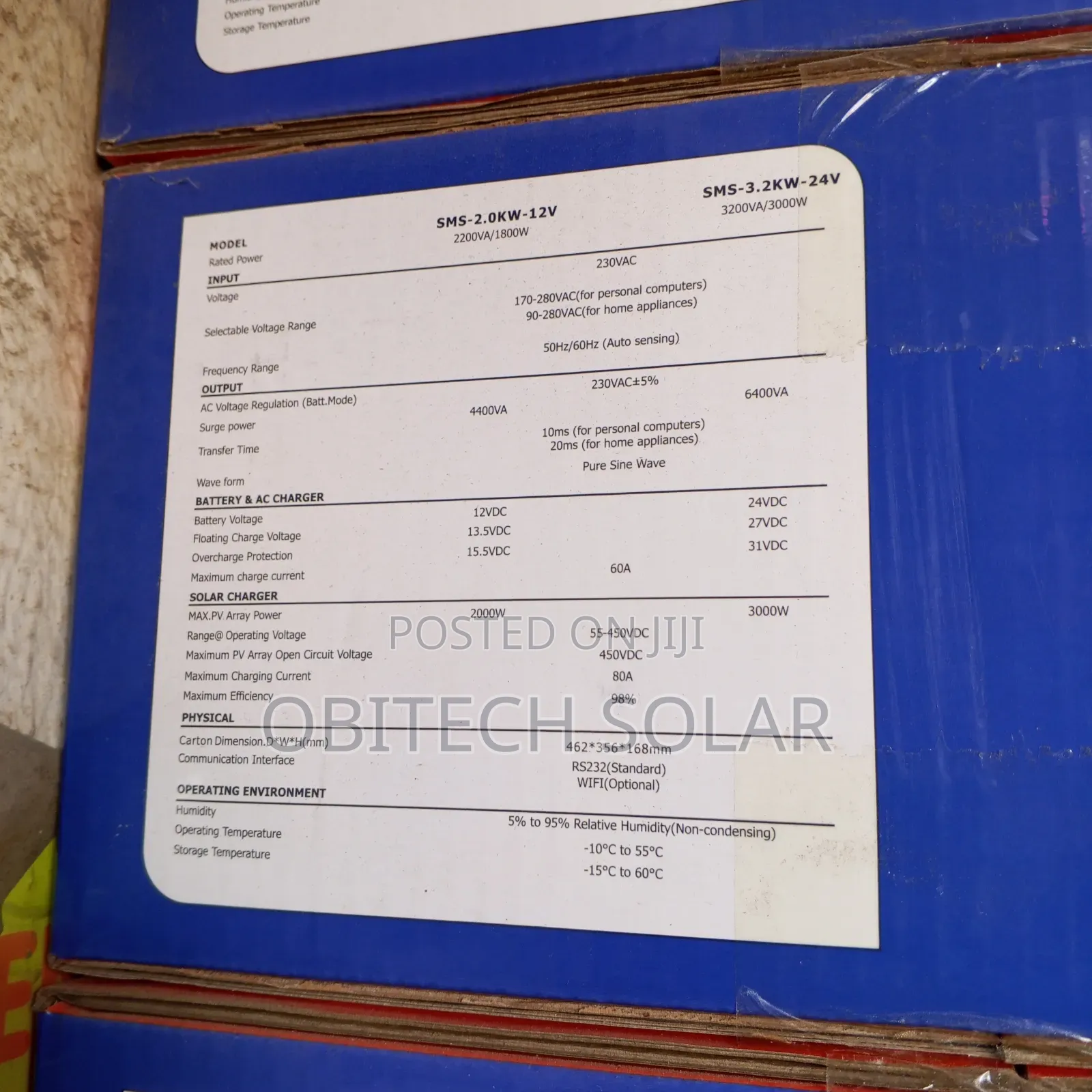 2kva SMS 24v Solar Inverter