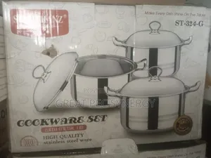 Stnllthanz 3pcs Cookware Set St324-g