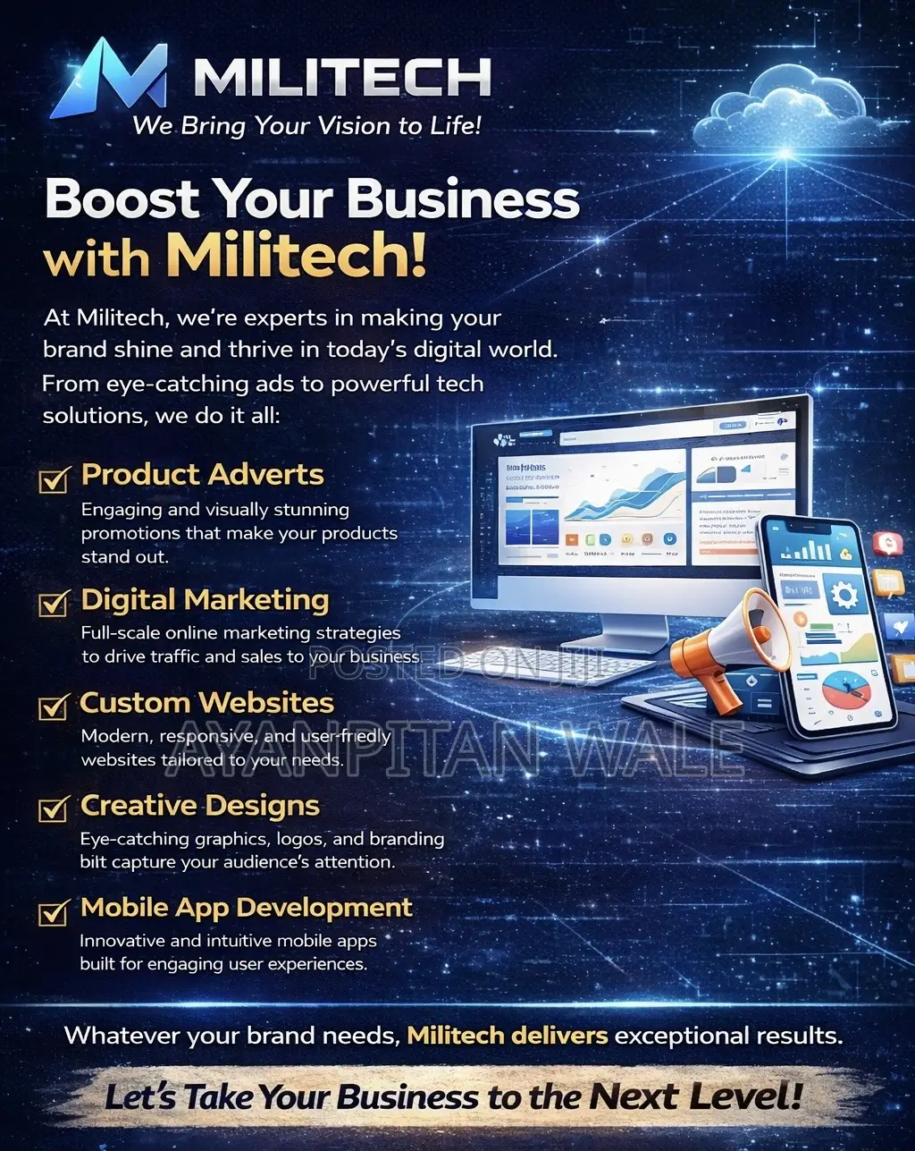 Your Destination for Web and Mobile App Development/Digital Marketing