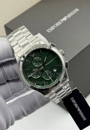 Original Emporio Armani Spencer Silver Chain Watch Available in Store